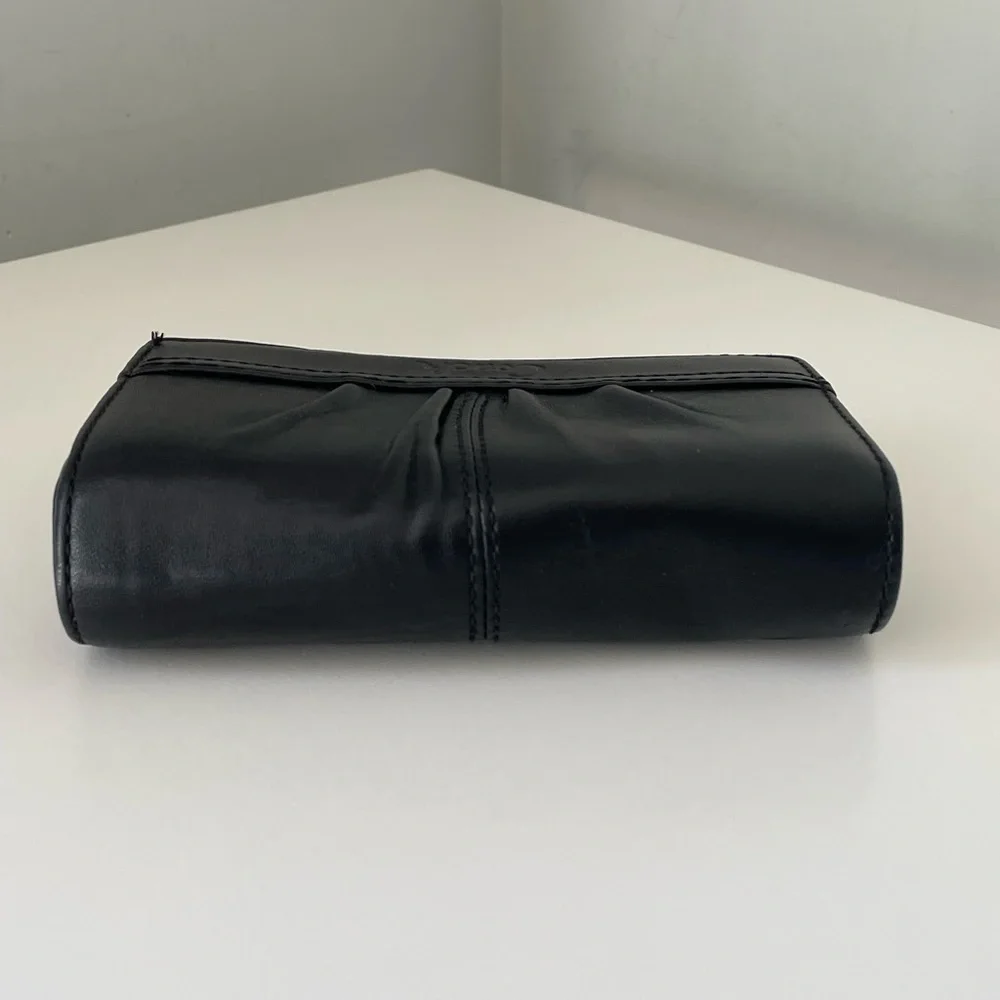 Coach Vintage Soho Pleated Leather Wallet Y2k